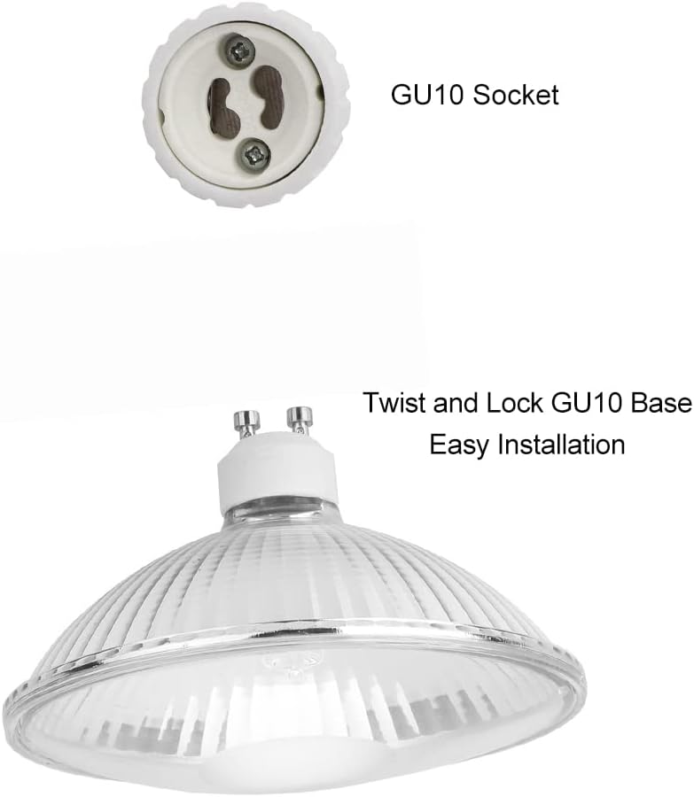 Familite Bombilla halógena regulable AR111FR111 basada en GU10, 75W 900LM reflector reflector para luz de pista de luz de pista, blanco cálido 3000K
