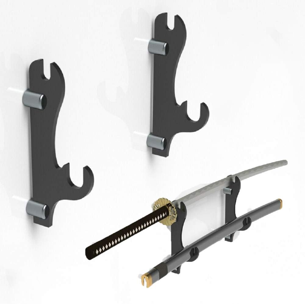 Soporte para espada, gancho para espada, soporte de pared para espada, soporte de pared acrílico de 2 capas, soporte para espada samurái, adecuado