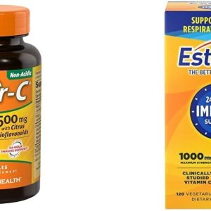 Ester-C 500 mg con cápsulas de bioflavonoides cÃtricos 120 y vitamina C 1000 mg comprimidos recubiertos, 120 unidades, refuerzo del sistema Ester-C 500 mg con cápsulas de bioflavonoides cÃtricos 120 y vitamina C 1000 mg comprimidos recubiertos, 120 unidades, refuerzo del sistema