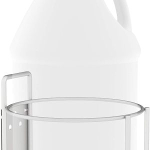 Soporte para jarra de galón montado en la pared con accesorios incluidos, marco de acero resistente y soporte fabricado en Estados Unidos, estante Soporte para jarra de galón montado en la pared con accesorios incluidos, marco de acero resistente y soporte fabricado en Estados Unidos, estante