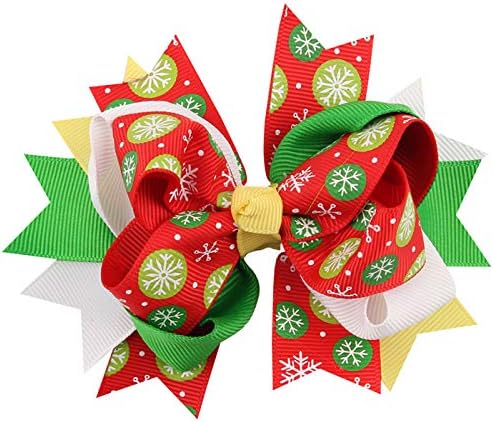 Himine 9pcs Halloween Navidad dibujos animados bowknot horquilla accesorios para niñas