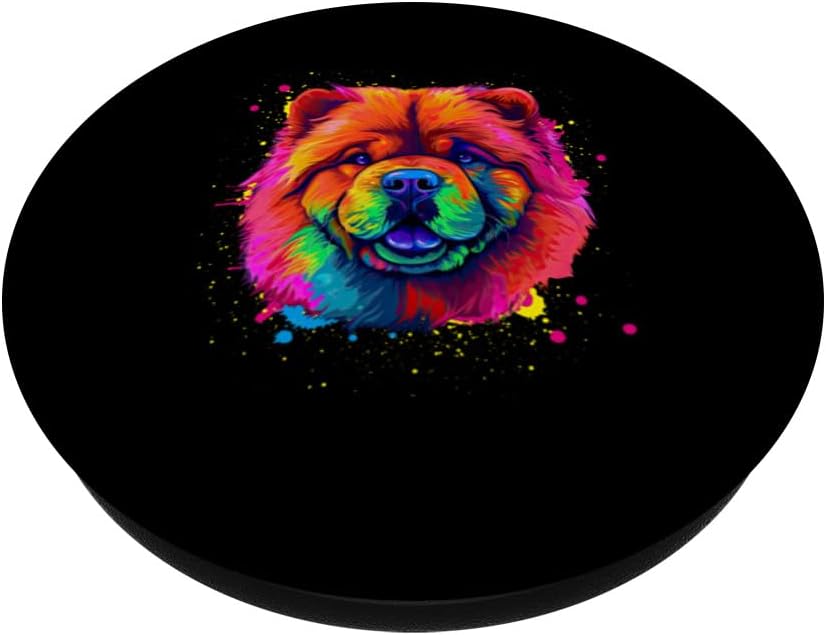 Splash Art Chow Chow Dog Owner Gift Idea Dog PopSockets Swappable PopGrip