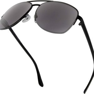 VITENZI Anzio – Gafas de sol con lectores para hombres y mujeres, lentes de lectura de aviador tintados con sol integrados VITENZI Anzio – Gafas de sol con lectores para hombres y mujeres, lentes de lectura de aviador tintados con sol integrados