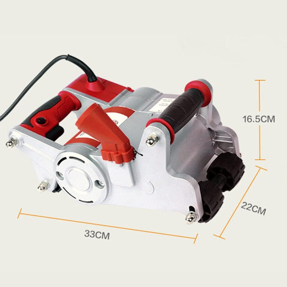 Cortadora eléctrica del surco de la pared Máquina de ranurado de hormigón para ladrillo Granito Mármol Hormigón 170MM Hoja