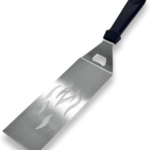 Espátula para parrilla de parte superior plana, espátula de parrilla para tapas planas, espátula de acero inoxidable para accesorios Blackstone, Espátula para parrilla de parte superior plana, espátula de parrilla para tapas planas, espátula de acero inoxidable para accesorios Blackstone,
