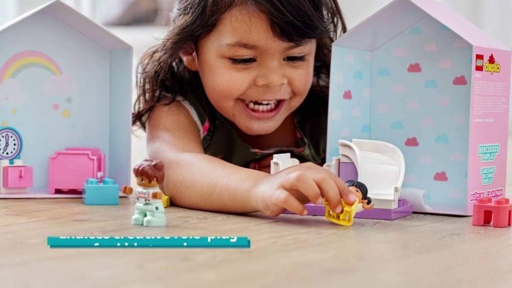 LEGO DUPLO Town Bedroom 10926 – Juego de juego de simulación para niños, juguete de desarrollo para niños, ideal para el aprendizaje y el juego de