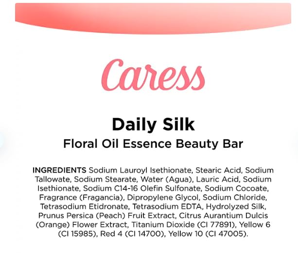 Caress Bar Soap Daily Silk 3.75 onzas 16 unidades