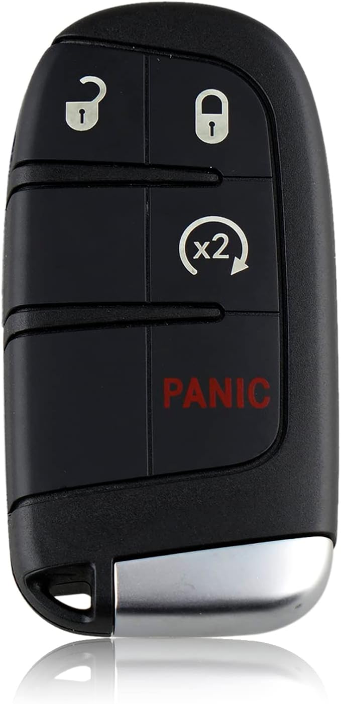 Control remoto de entrada sin llave M3M-40821302 434MHz 4 botones de repuesto para Dodge Challenger Charger 2019-2021