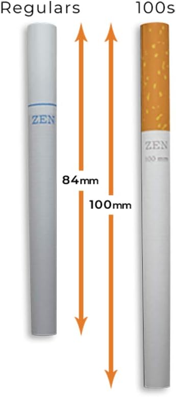 Zen Light King Size Cigarrillo Tubos (azul) un cartón de 250 tubos con tarjeta American Rolling Club Scoop