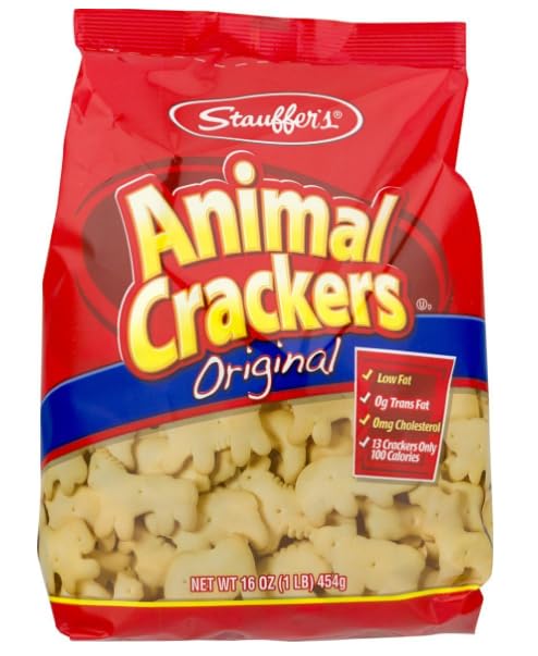 Stauffer’s Animal Crackers 16 oz Original wExit 28 Bargains Sticker (Paquete de 1)