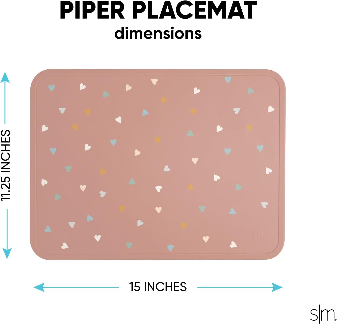 Simple Modern Baby Shark – Mantel individual de silicona para bebés, niños pequeños, niños  Tapete antideslizante para comida para restaurantes y