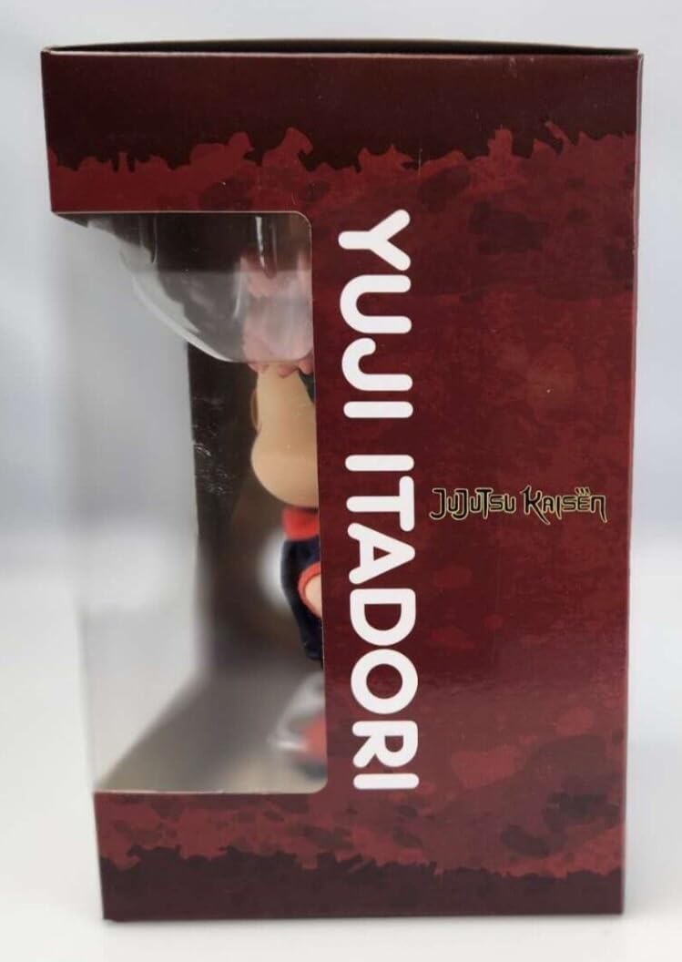 Great Eastern Entertainment Jujutsu Kaisen Yuji Itadori Cabeza de plástico movible Ver felpa 4.5″ H