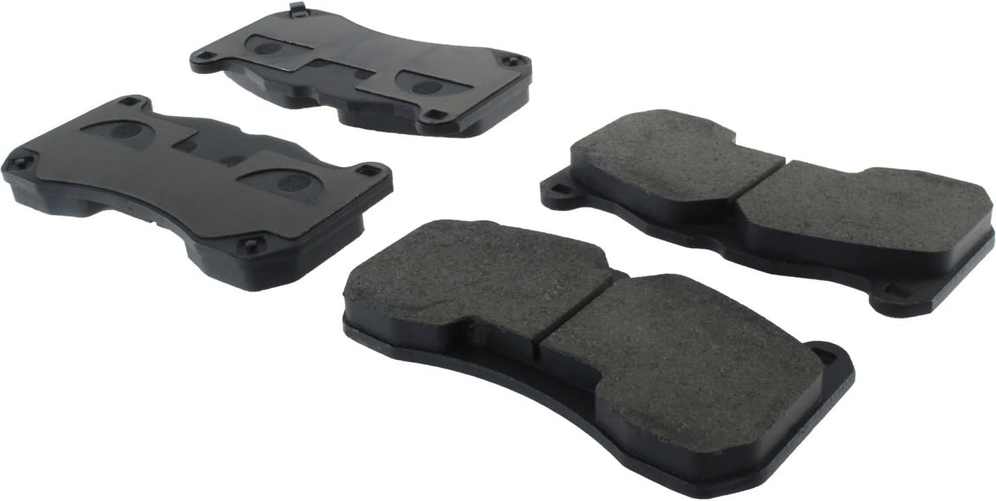 Front Disc Brake Pad Set Compatible With Ford Mustang 5.8L V8 Shelby GT500 2013 2014 PC-702858