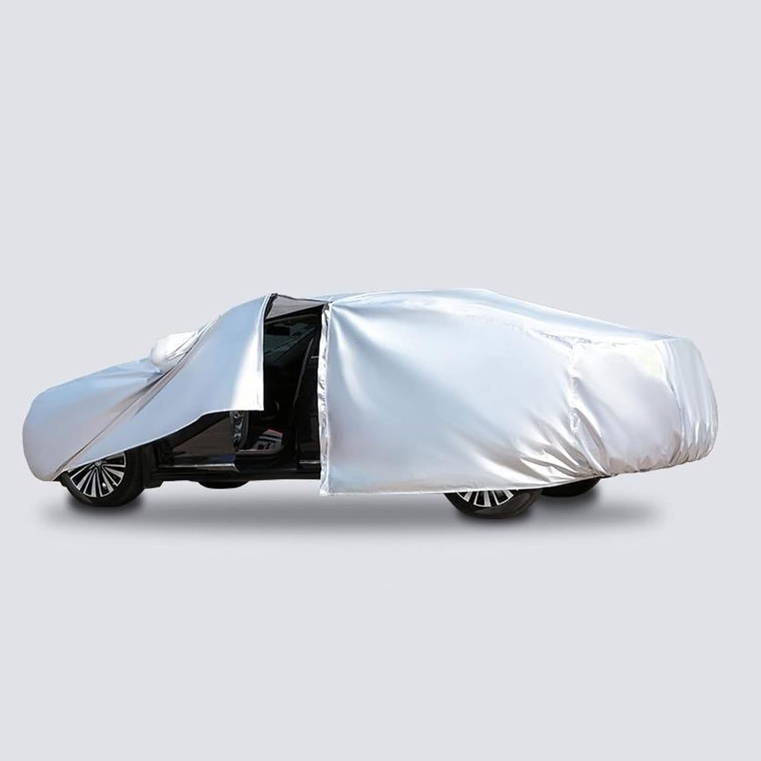 Funda para automóvil compatible con Dacia Sandero Stepway, cubierta completa para automóvil, transpirable y a prueba de polvo, resistente al viento,