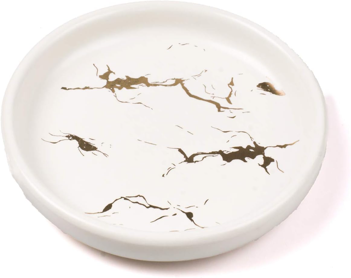 LIANMI Bandeja de jabón de cerámica para encimera de cocina, baño, baño, baño, bandeja de joyas, plato de baratijas, decoración de oficina y hogar