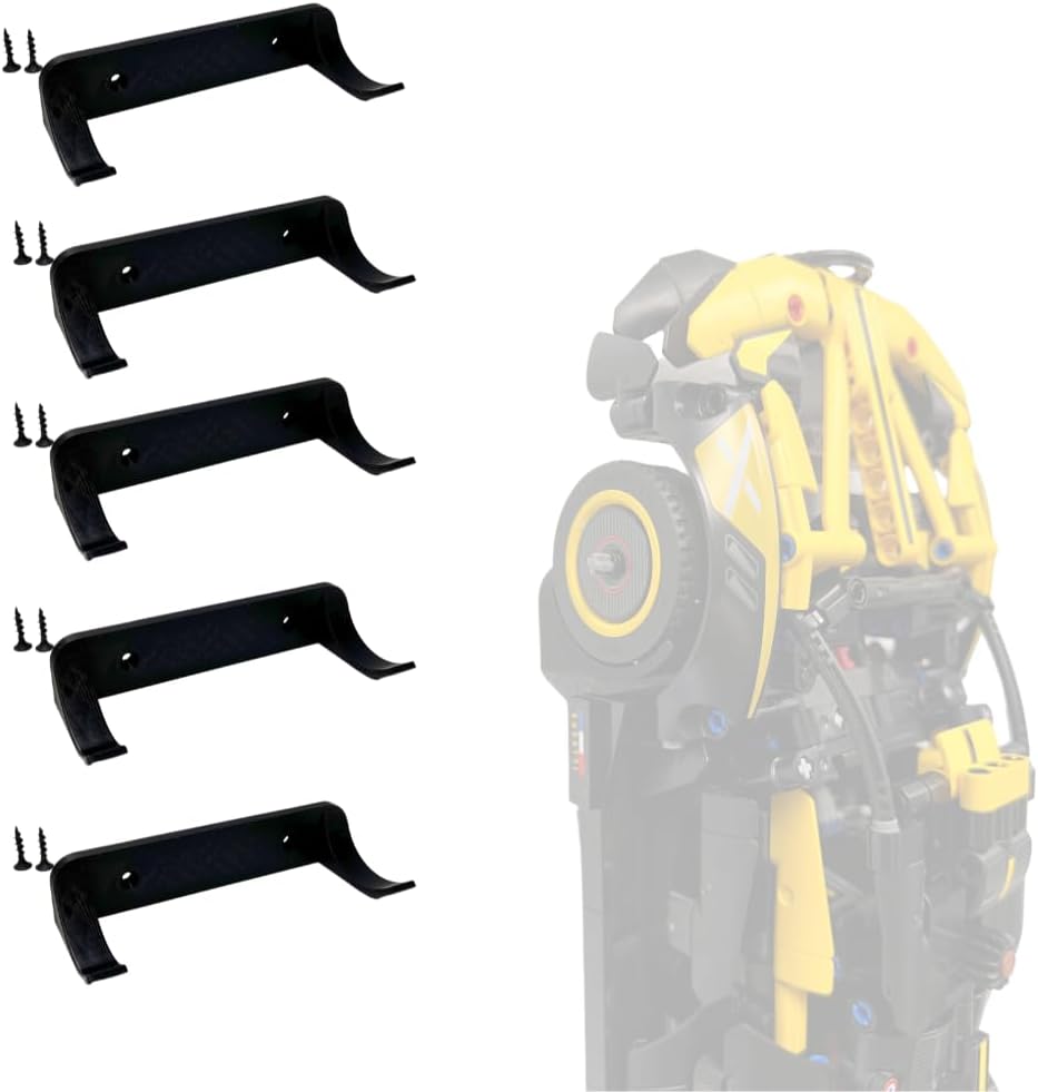 Soporte vertical coleccionable de pared para automóvil compatible con autos de carreras Lego Technic Series  Colección de autos de exhibición por