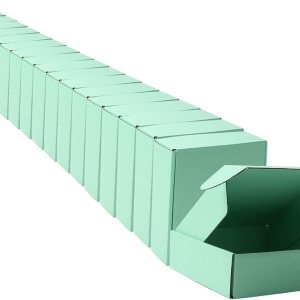 Cajas de embalaje de envío MEIANJU Green Cajas de envío L6xW6xH2 pulgadas 20PCS Embalaje de comercio electrónico adecuado Cajas de embalaje de envío MEIANJU Green Cajas de envío L6xW6xH2 pulgadas 20PCS Embalaje de comercio electrónico adecuado