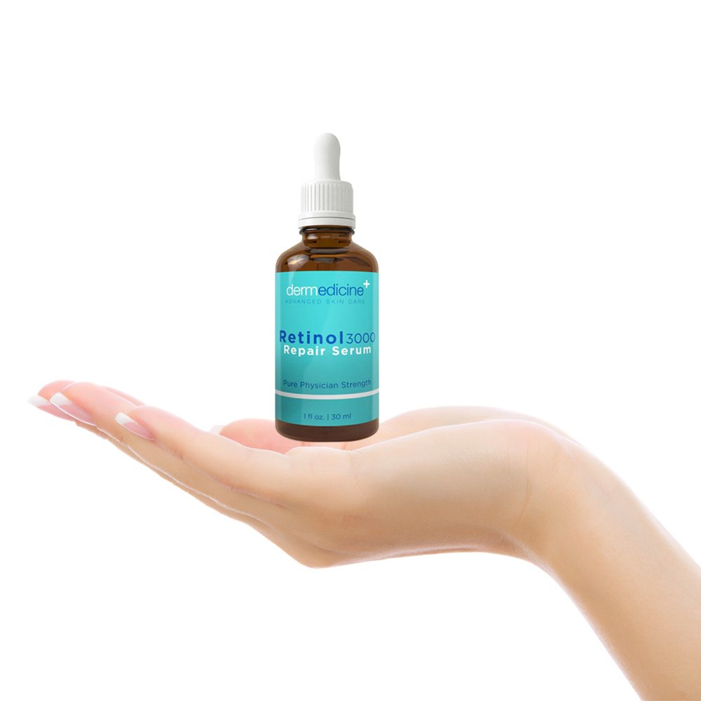 Retinol 3000 suero reparador para la cara  Fórmula profesional pura con vitamina C y ácido hialurónico  Grado profesional ayuda a suavizar la
