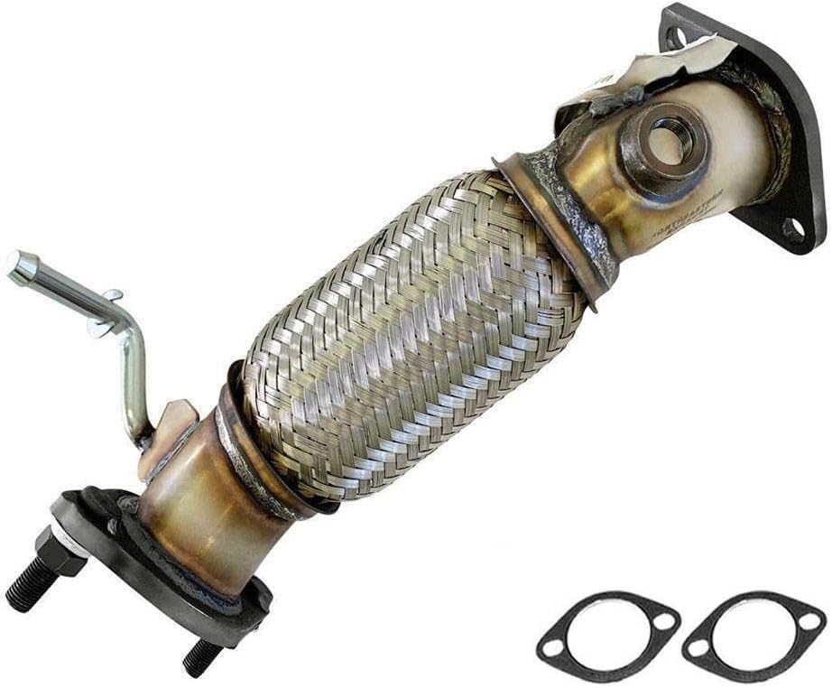 Northeastern Exhaust Tubo flexible de escape delantero de acero inoxidable compatible con modelos Sonata 2.4L Federal Emission sin paquete deportivo