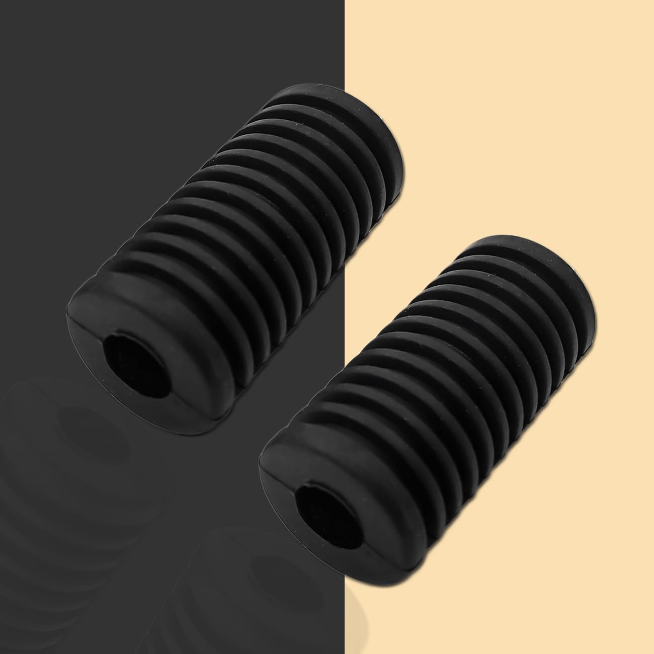 Cubierta universal para palanca de cambios de motocicleta, cubierta de pedal de palanca de cambios de goma, 2 unidades, compatible con Suzuki