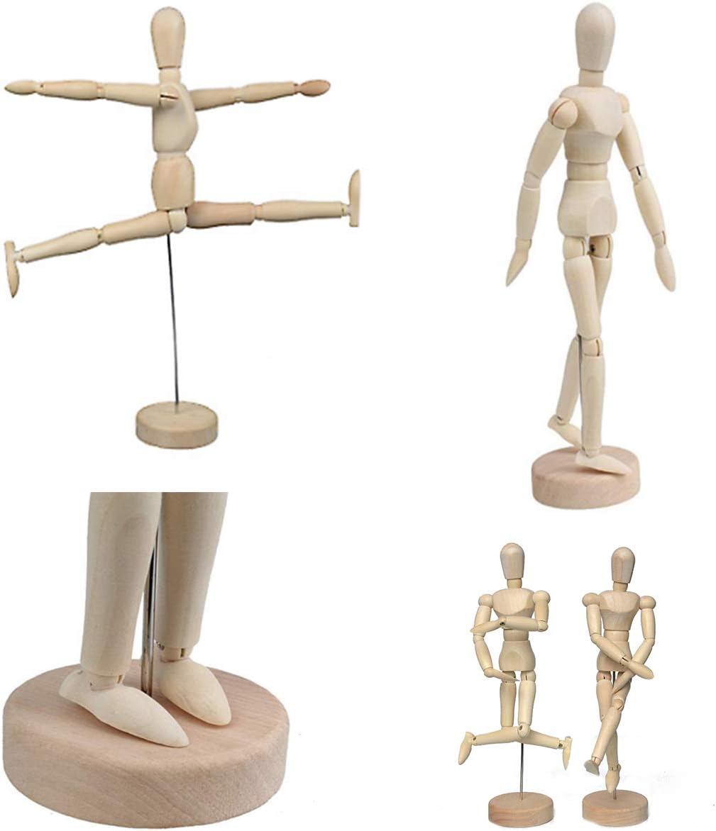 Artista Maniquí de Madera Dibujo Figura Laica Dibujo Modelo Ayuda Humana Figura Artista Dibujar Pintura Modelo Maniquí Muñeca articulada