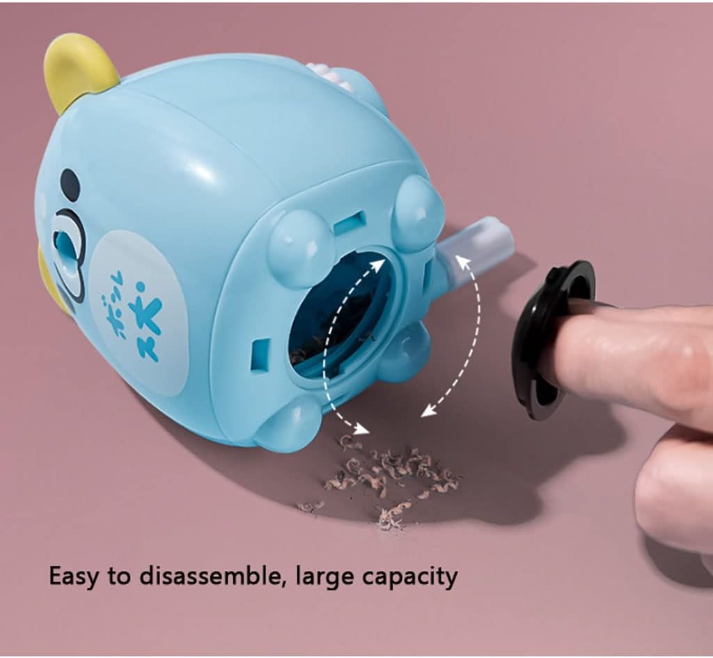 JITEM Sacapuntas Sacapuntas manual, bonito sacapuntas de animales de dibujos animados, suministros escolares Kawaii creativos para No.2lápices de