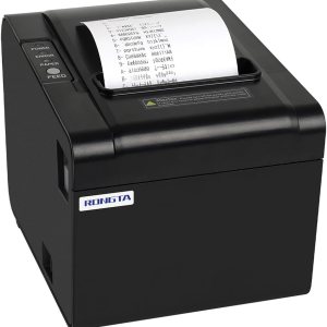 Rongta Impresora de recibos POS, impresora térmica de 3.150 in, ESCPOS, impresora de cocina de restaurante con cortador automático, cajón de Rongta Impresora de recibos POS, impresora térmica de 3.150 in, ESCPOS, impresora de cocina de restaurante con cortador automático, cajón de