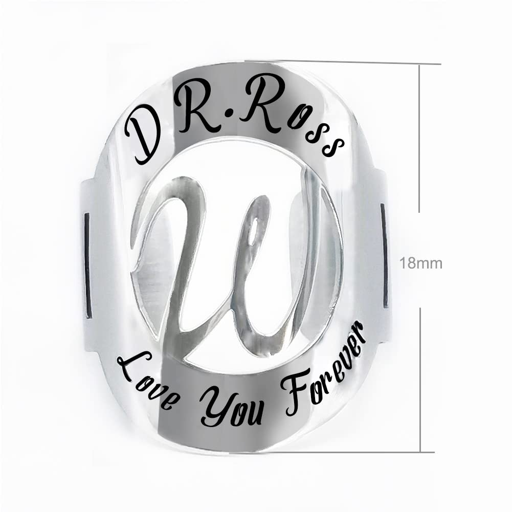 Stethoscope ID Tag – Personalized Name Tag- Handmade Nursing ID Charm-Graduation Gift For Nurse (Custom Initial,Name & Text)