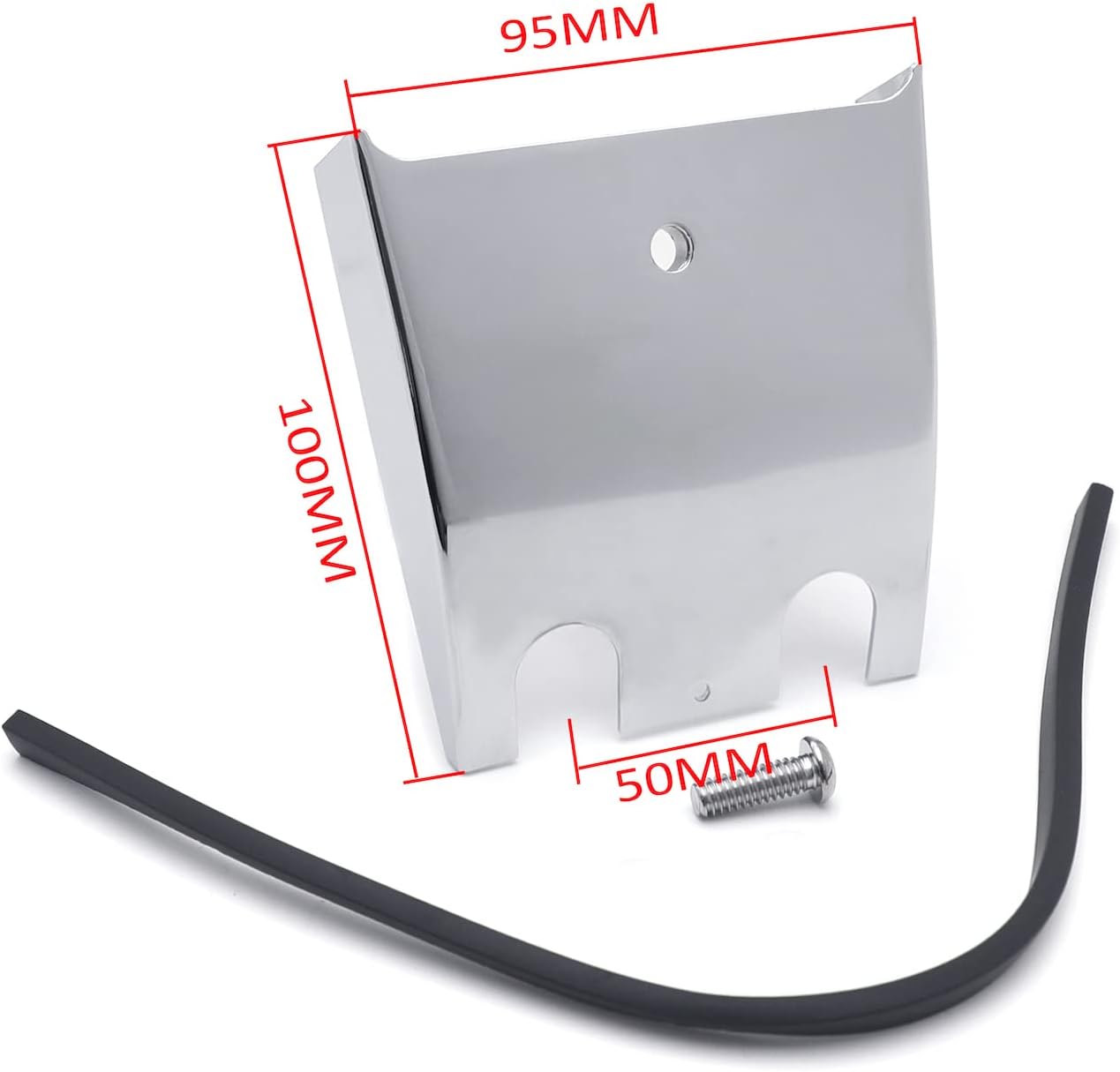 Extensión de panel de tablero (cromado) para H-D Touring FLHT FLTR 98-07 Street Glide 2006 PN MT455-001-CD