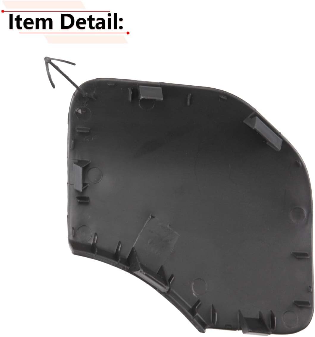 RLB-HILON Cubierta de ojo de remolque delantera compatible con Nissan Pathfinder 2017 2018 2019 2020 año, para soporte de parachoques delantero,