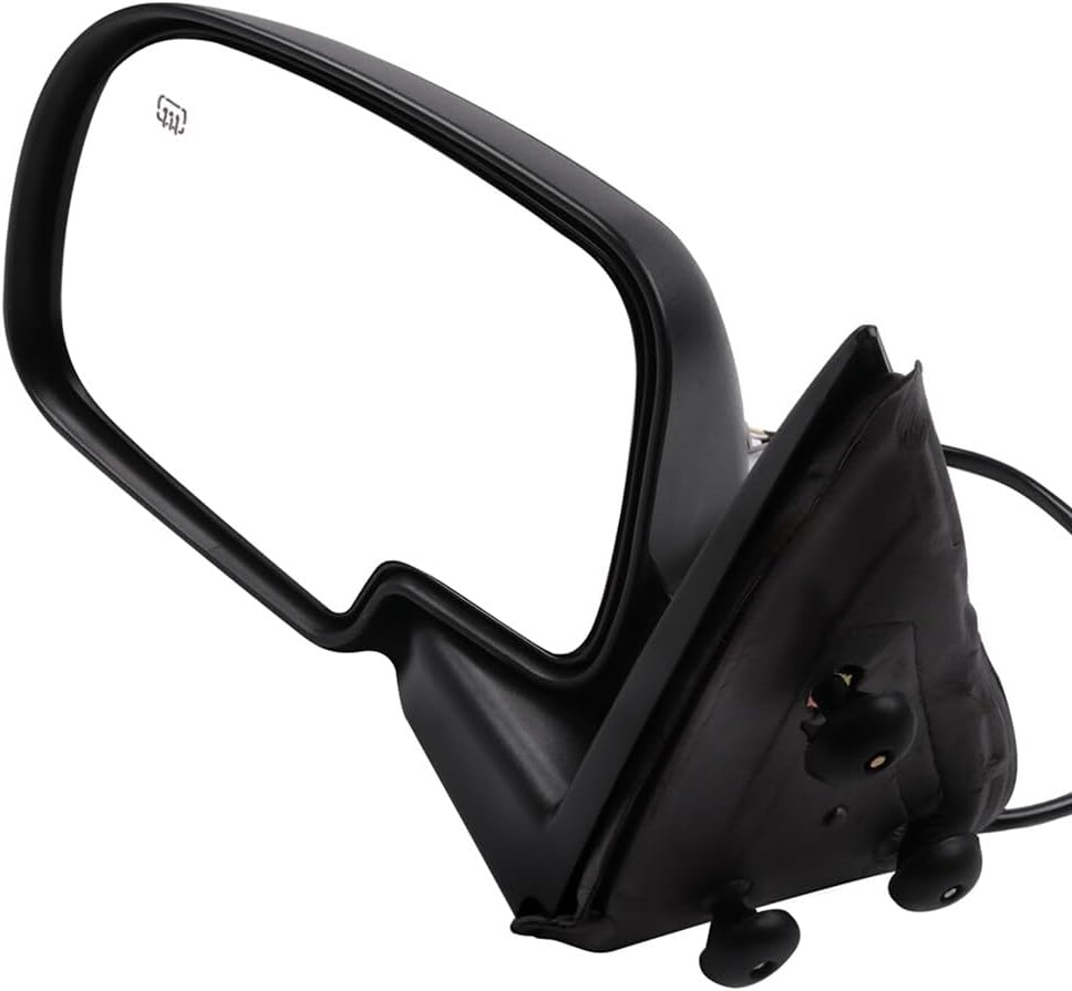 SCITOO Espejo retrovisor lateral izquierdo para 2002 Chevy Avalanche 1500 2500 2000-2002 Suburban 1500 2500 Calefacción Manual Plegable Negro
