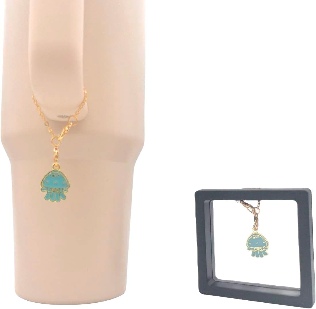 ZHU IN SY Stanley – Colgantes de accesorios para taza, mango para vasobotella de agua, personalizable, placa de identificación de metales, simple y