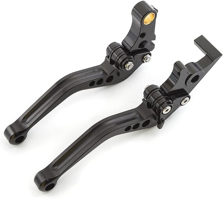 Para Yamaha FZ6 FZ 6 FAZER 2004-2010 Empuñaduras de motocicleta Manillar CNC Aluminio Ajustable Palancas de Embrague de Freno (Color G)