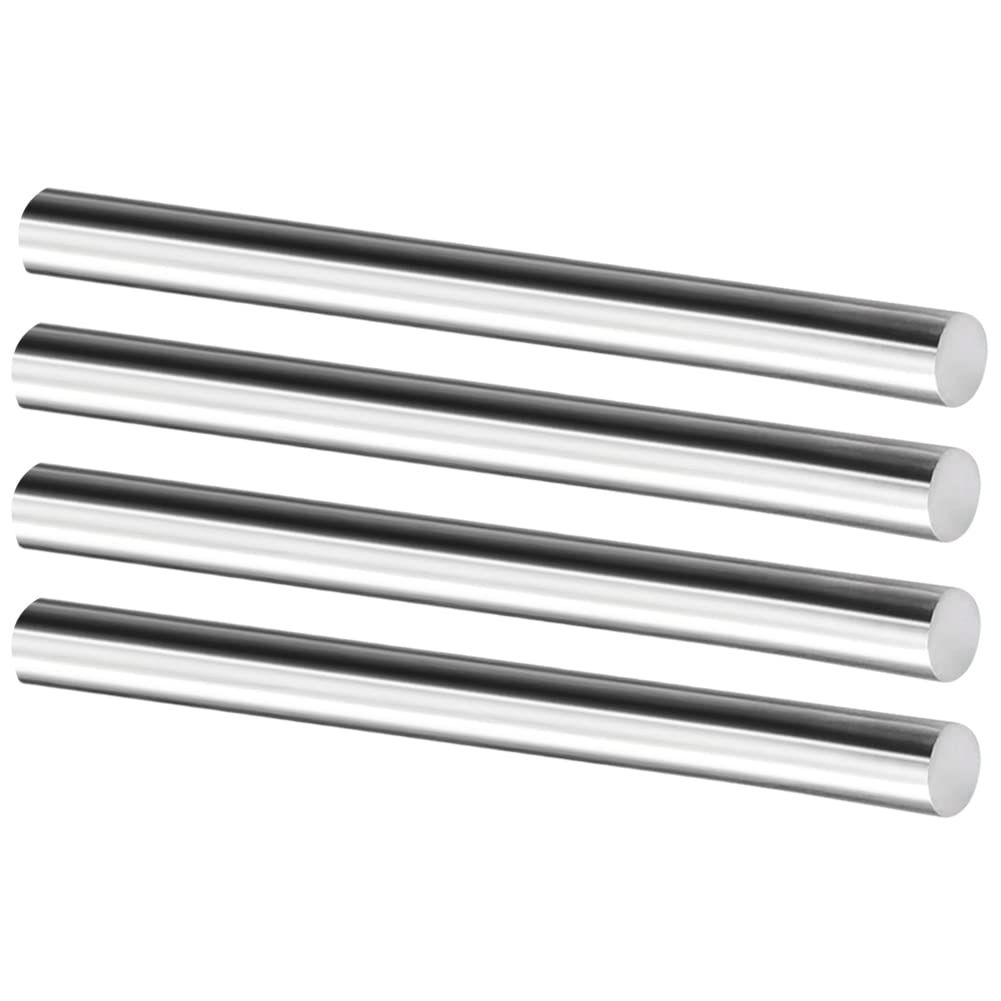 Varilla redonda de acero inoxidable 304 de 12 pulgada de diámetro, barra sólida de 10 pulgadas de largo, para manualidades de metal y pasatiempos de