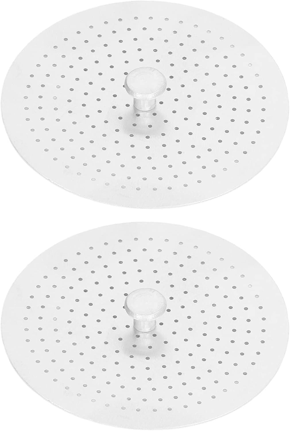 2 filtros de prensa de café, filtros de repuesto de prensa francesa y filtros para cafetera, aluminio reutilizable para tienda de costras y pantalla