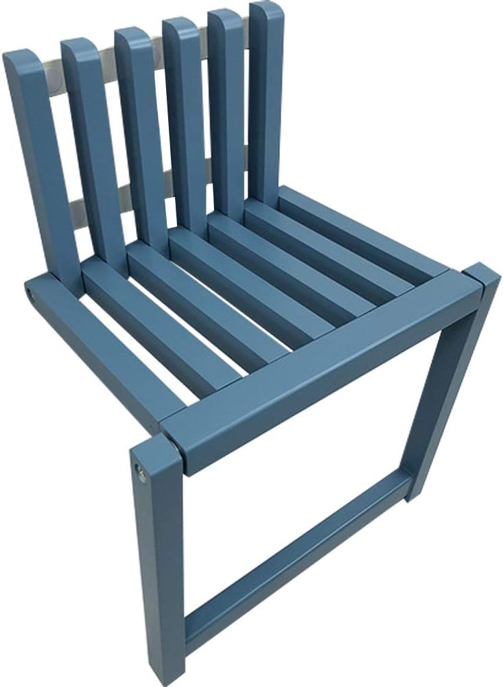 Silla plegable montada en la pared, taburete invisible para cambiar zapatos, hecho de madera maciza, asiento de pared plegable con patas de apoyo