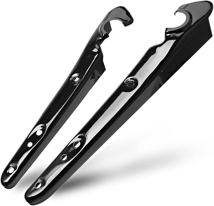 Juego de puntal de guardabarros trasero negro brillante para guardabarros, cubierta de soporte lateral de señal de giro para Harley Sportster Iron