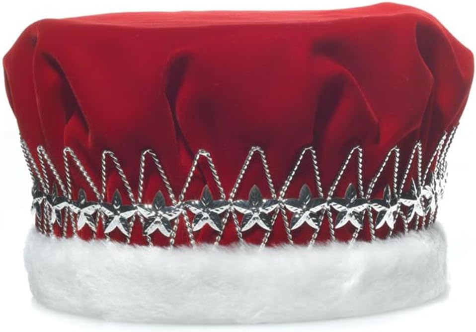 Anderson’s Majestic – Coronas de terciopelo King con banda de estrella, 6 pulgadas, corona para hombre, baile de graduación, regreso a casa, realeza