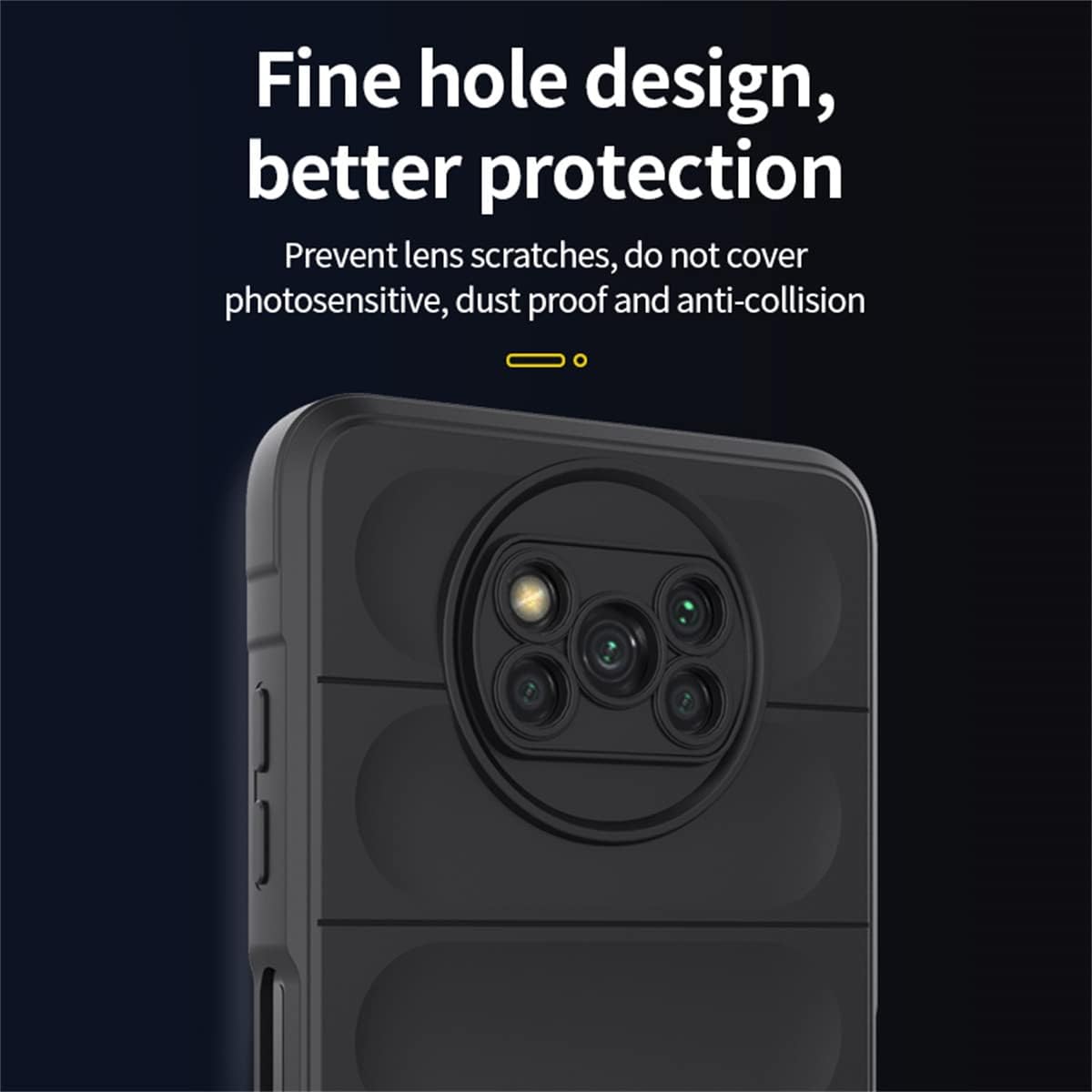 AireWiki Funda compatible con Xiaomi Poco X3 NFC X3 Pro Funda de silicona protectora a prueba de golpes Forro antideslizante externo para Xiaomi