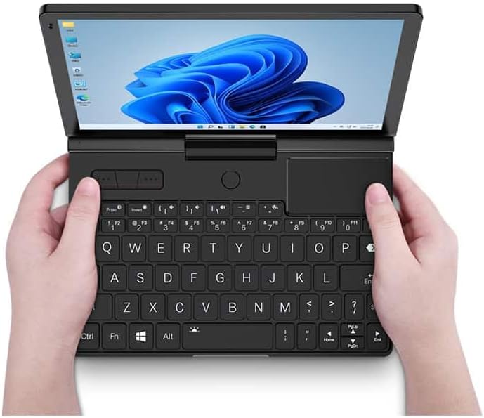 GPD Mini portátil Pocket 3 con CPU N6000 de cuatro núcleos, 8 GB LPDDR4x RAM, SSD NVMe de 512 GB, pantalla táctil de 1920 x 1200p Windows 11, Wi-Fi
