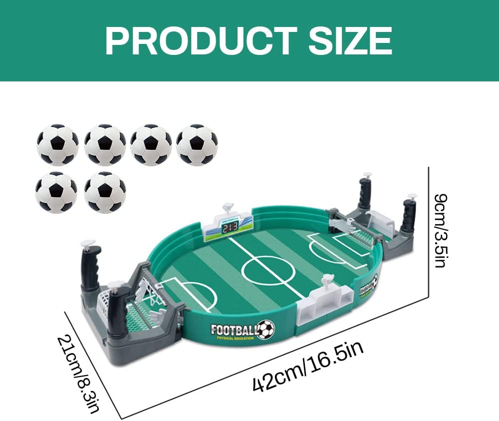 Juego interactivo de mesa de fútbol, mini mesas de futbolín, juego de fútbol de pinball, juego de escritorio interactivo clásico para padres e