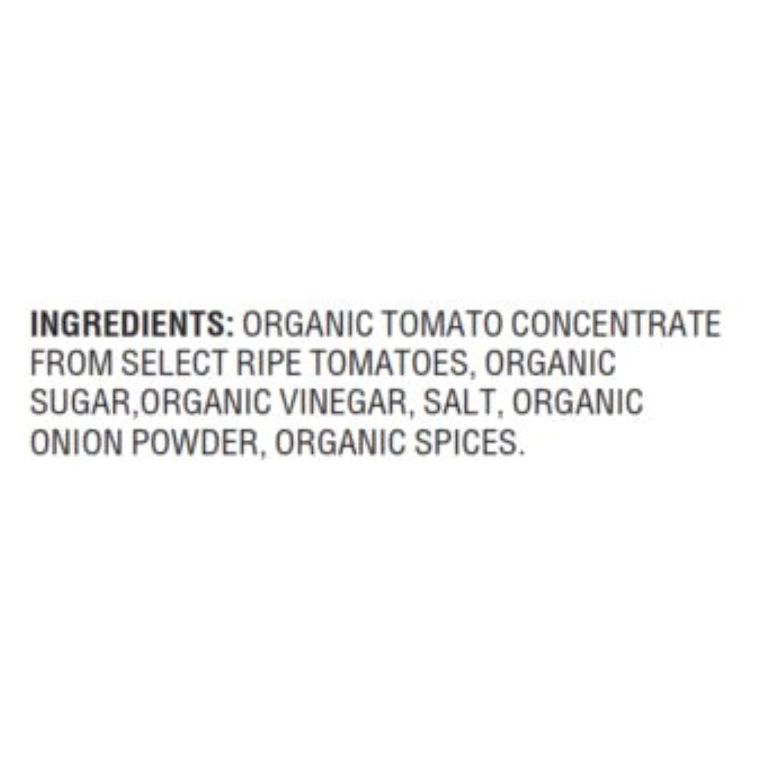 Woodstock Ketchup de tomate orgánico – Caja de 16 – 15 oz.