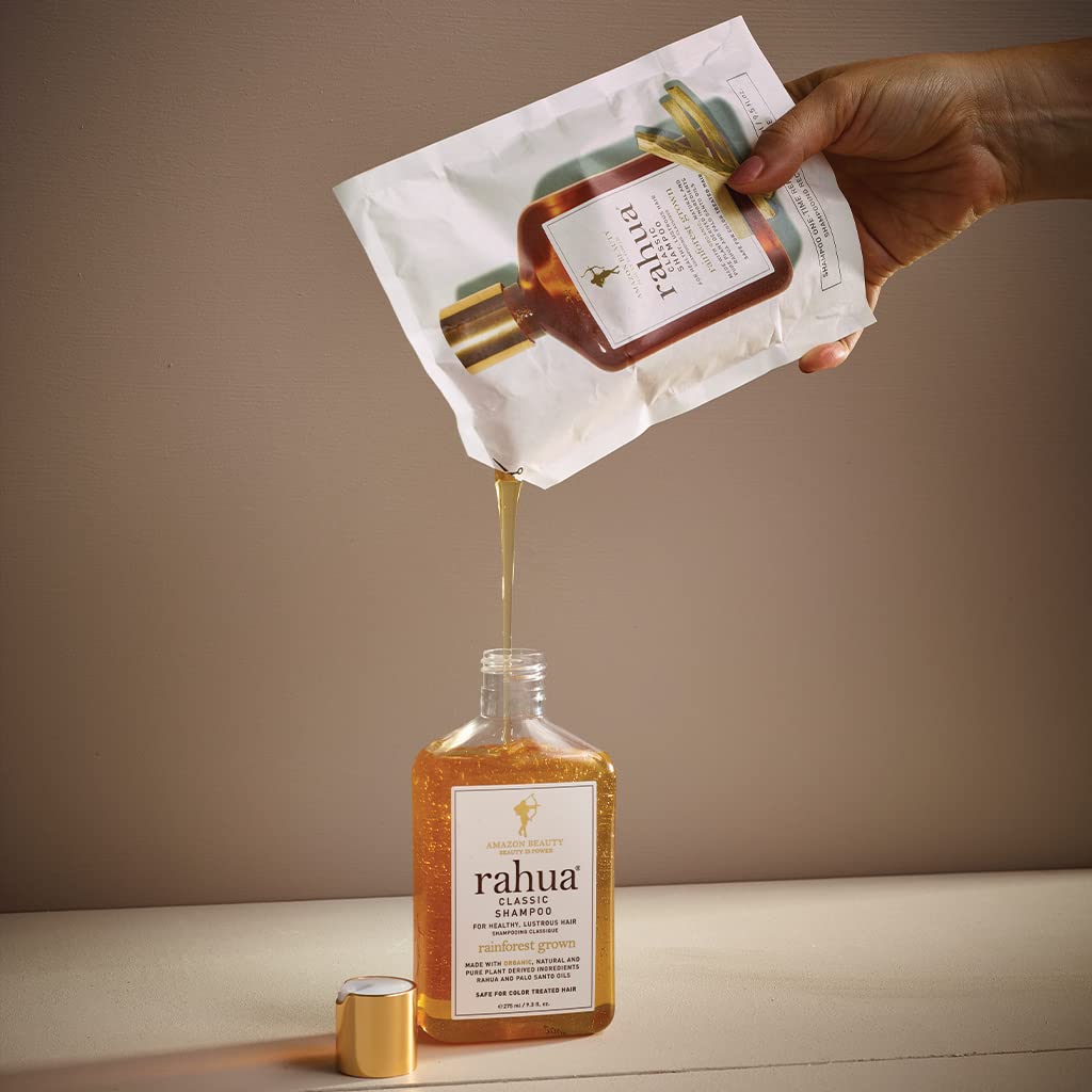 Rahua Champú clásico para todo tipo de cabello, fabricado con ingredientes orgánicos, seguro para cabello teñido (Palo Santo, 9.5 onzas líquidas