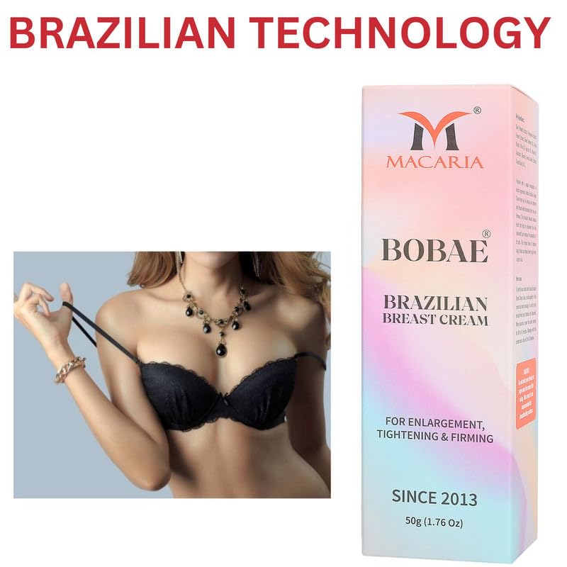 MACARIA Bobae Gel crema para ampliación de senos  Busto de masaje de senos para abucheo más grande  Aceite natural para el crecimiento de los senos