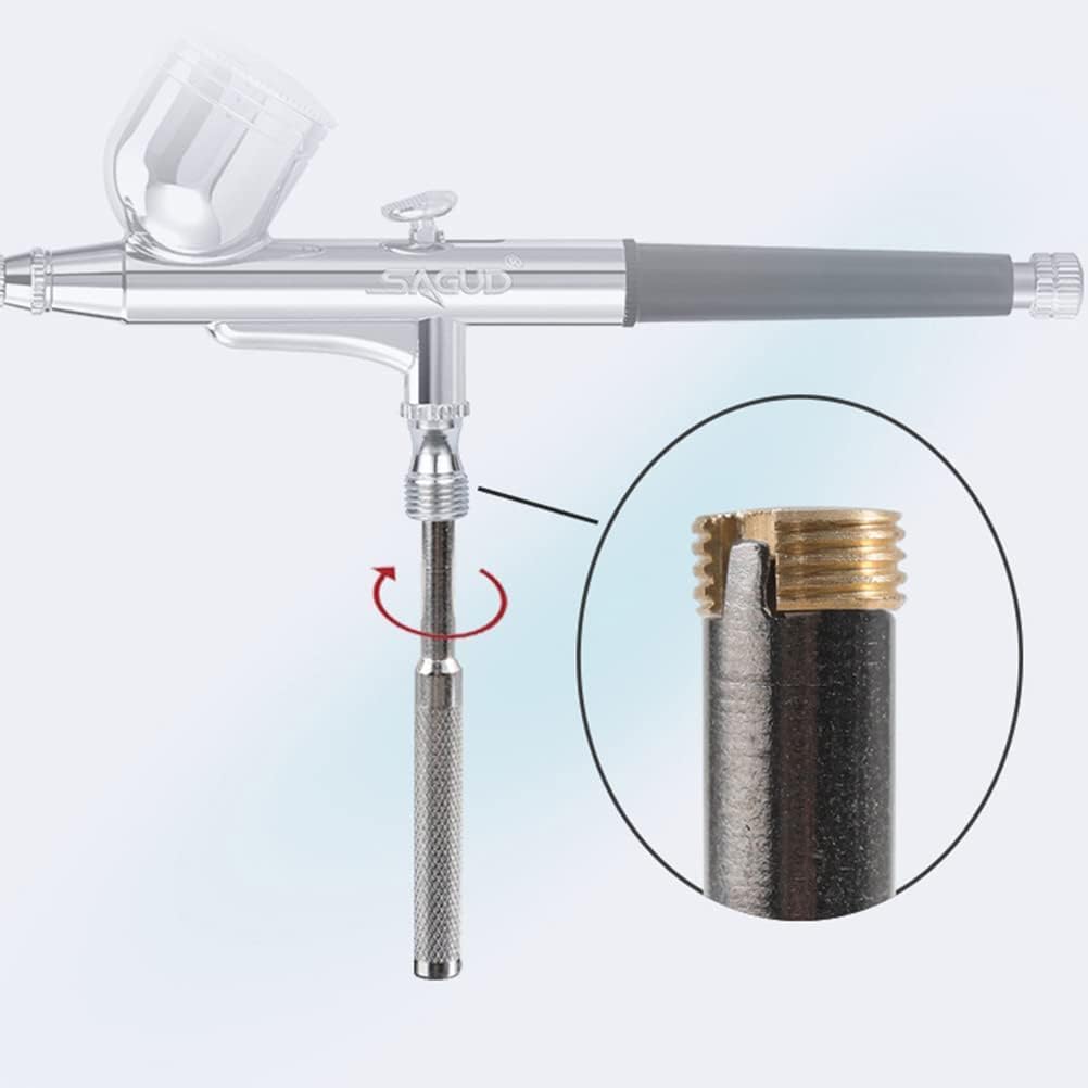 JJLFresheners Herramienta de reparación de repuesto de tornillo de tuerca o válvula de embalaje de aguja, accesorios de aerógrafo para pistola de
