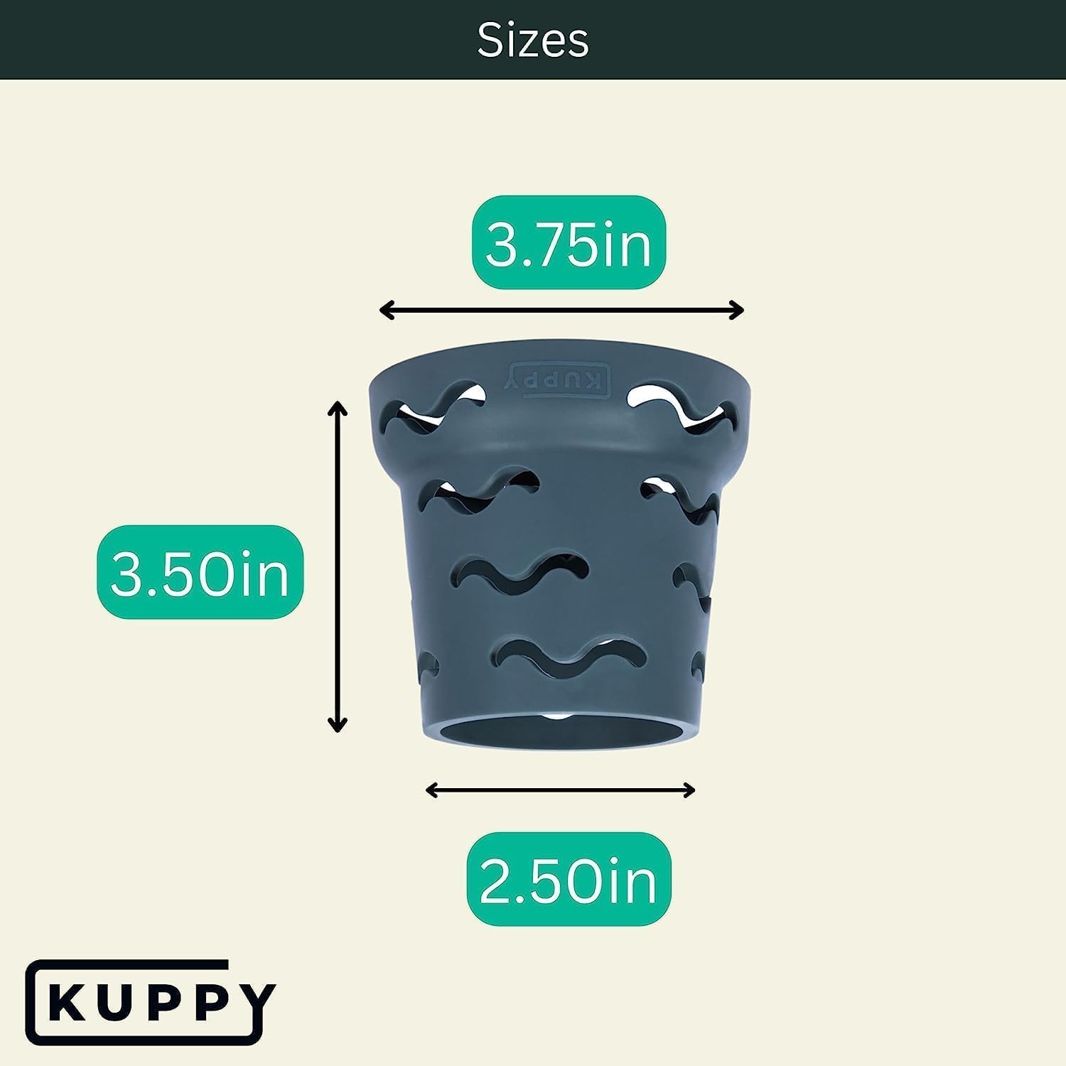 Kuppy Rejilla de secado para botellas de agua y diseño moderno para un secado más rápido – Se adapta a HydroFlask, Yeti, Simple Modern, Camelbak,