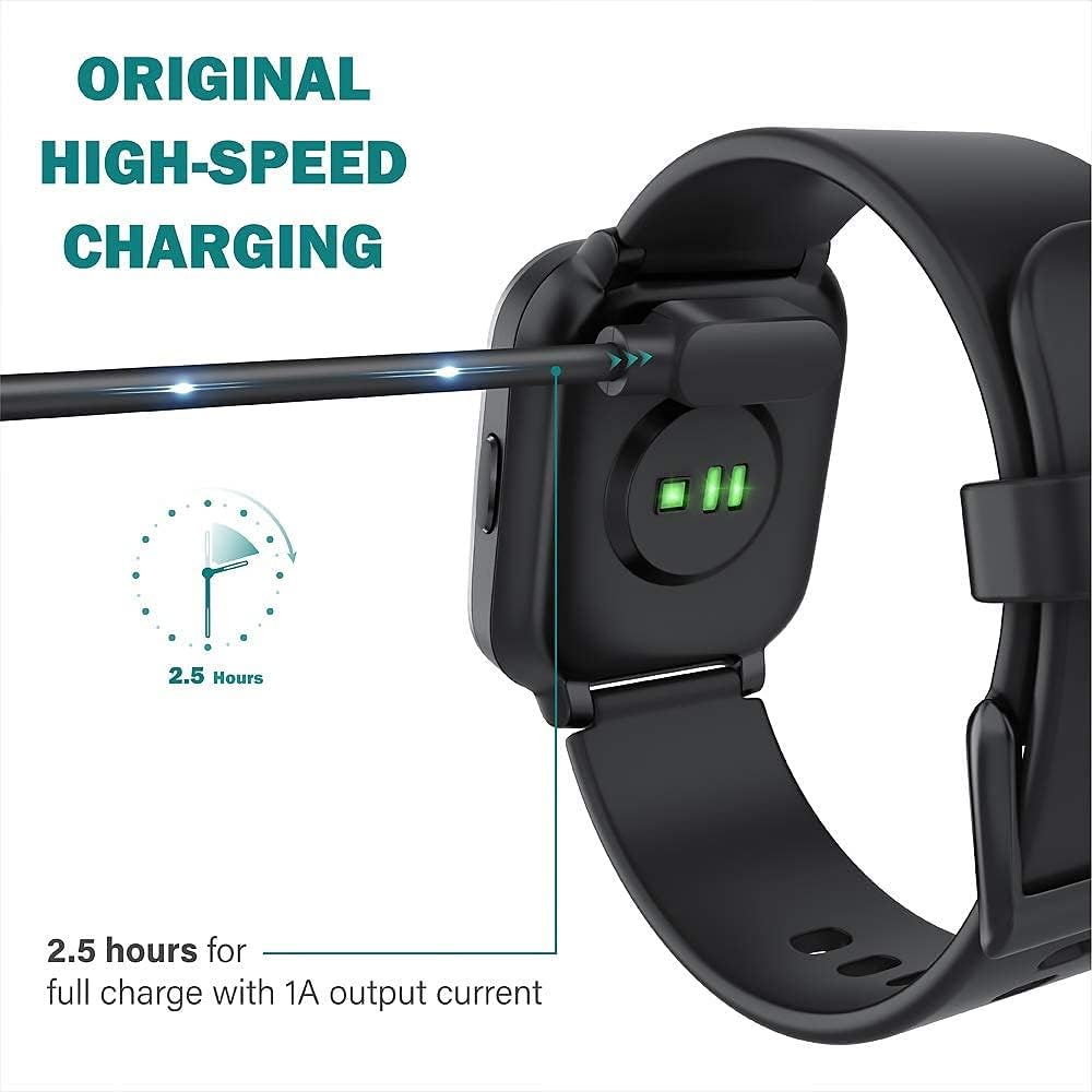 Compatible con el cargador de reloj inteligente Hwagol, cable de carga USB magnético Lamshaw compatible con reloj inteligente Hwagol Z40 de 1.85