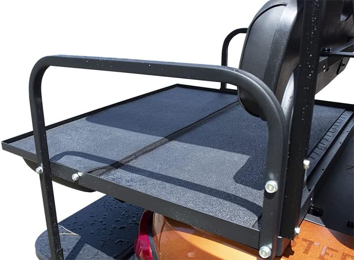 Club Clean Shield Easy Fold Down – Tapete para carrito de golf, 4 plazas, goma EPDM resistente a los rayos UV, color negro