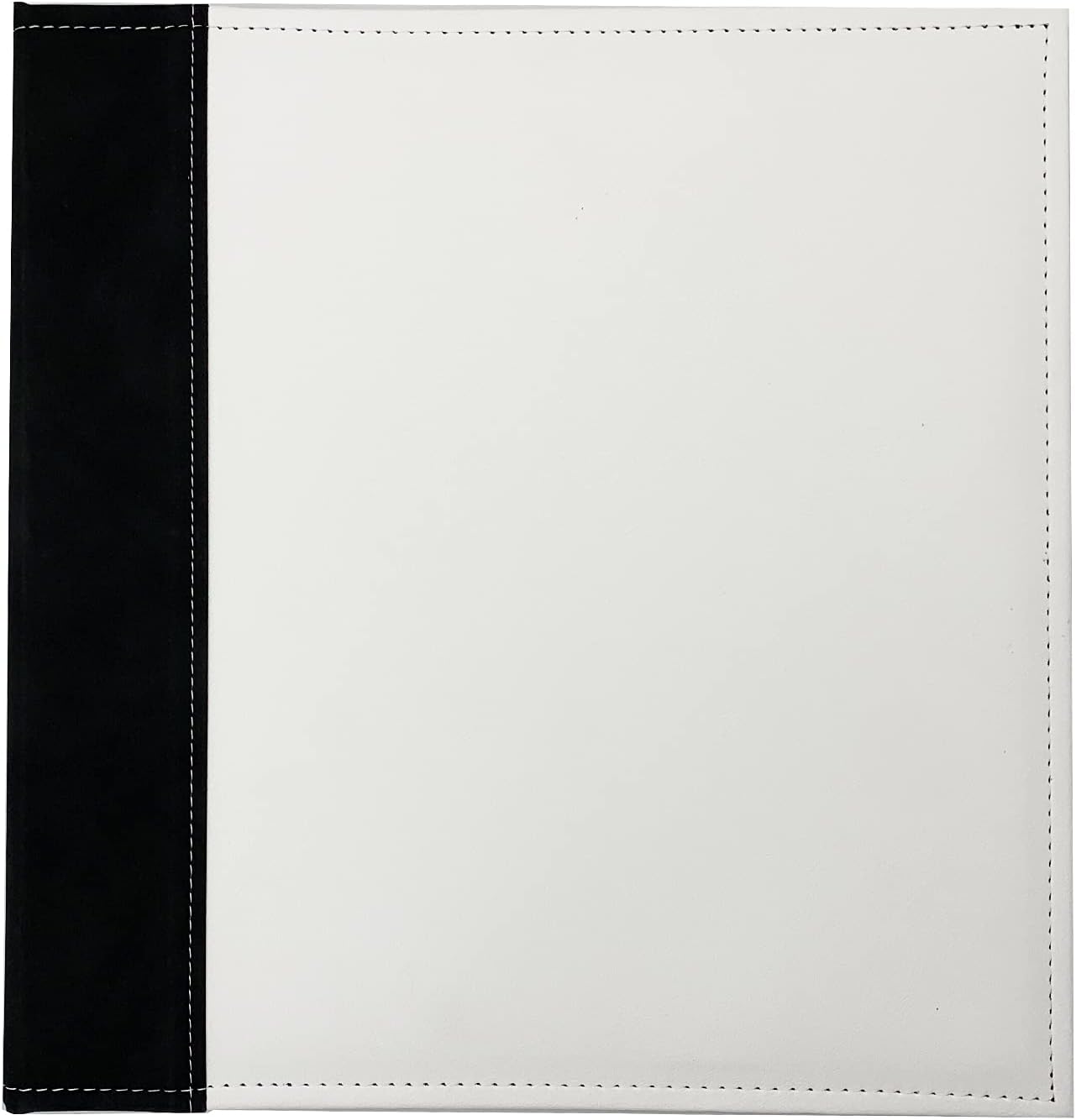 LOADWRITE Álbum de fotos de página autoadhesiva magnético, álbum familiar grande, cubierta de cuero, 40 páginas20 hojas autoadhesivas, álbumes de