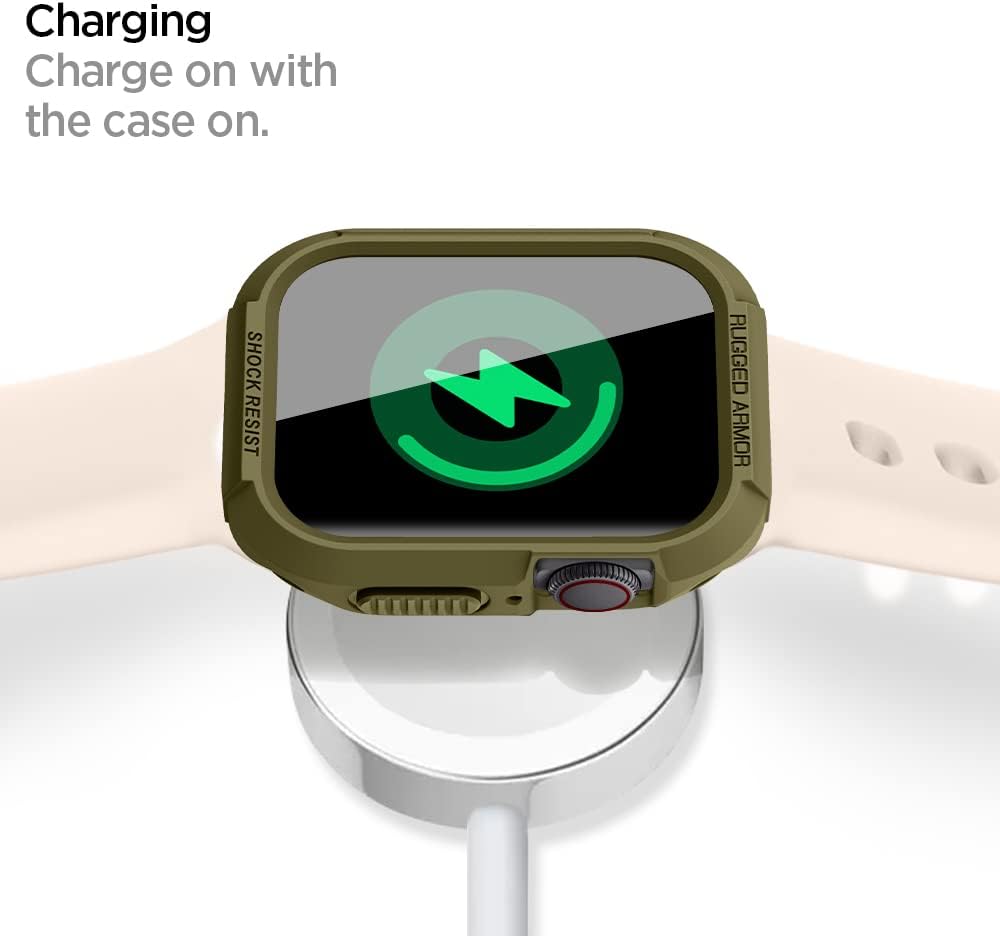 Spigen Rugged Armor – Funda diseñado para Apple Watch de 1.73 pulgadas de variación